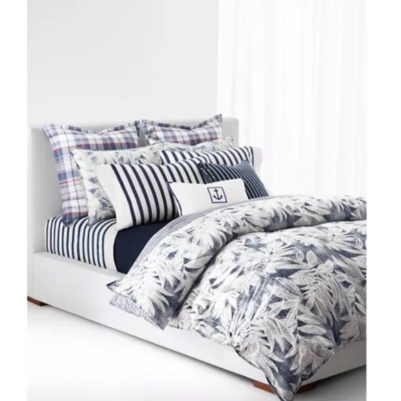 RalphLauren Evan Botanical Palm Comforter Set, Full/Queen - Picture 2 of 8